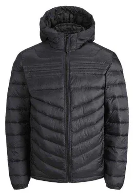 Produktbild von Jack And Jones - Steppjacke für Herren, mit Kapuze PP11884 (S) (Schwarz)