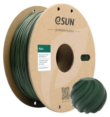 Image de Filament eSUN PLA+ vert olive, 1,75 mm, 1 kg