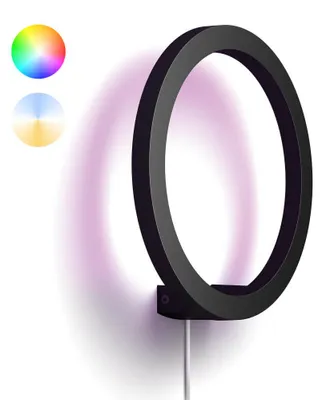 Image de Philips Hue White&Col. Amb. Sana Applique murale noire 1500lm