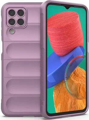 Produktbild von Samsung M33 Hülle, Weich TPU Silikon Stossfest Anti-rutsch Schutzhülle für Samsung Galaxy M33 Lila