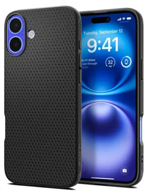 Immagine prodotto di Spigen Liquid Air Iphone 16 Nero Opaco