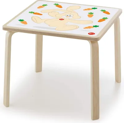Produktbild von Sevi kindertisch Rabbit 53 x 47 cm Holzrohling