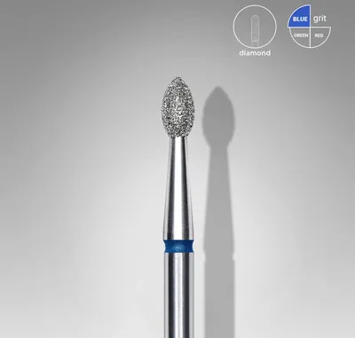 Productafbeelding van Diamantfrees, puntvormig, blauw, diameter 2,5 mm / werkdeel 4,5 mm, Staleks