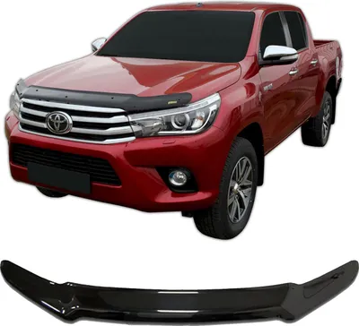Image de Bra Capot Déflecteur Protection Pour Toyota Hilux 2015-2021, Aérodynamique, Assemblage Facile, Aucun perçage requis