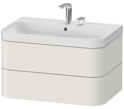 Produktbild von DURAVIT HP4347E3939 WTU m. Happy D.2 Plus, 2 Schk., 2 HL,