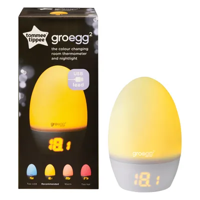 Obrázek produktu pro GroEgg2 Teploměr a Noční Světlo