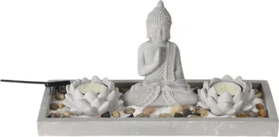 Immagine prodotto di ELEMENTI PER LA CASA: Giardino zen, Buddha, forma rettangolare