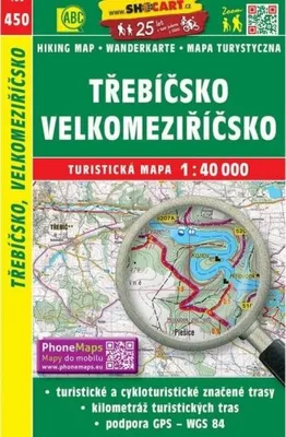 Produktbild von Wanderkarte Tschechien Trebicsko, Velkomeziricsko 1 : 40 000