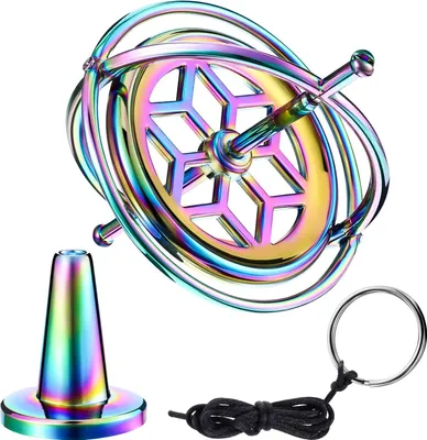 Produktbild von Gyroskop Metall Anti-Schwerkraft Kreisel Gyroskop Balance Spielzeug Pädagogisches Geschenk Bunte