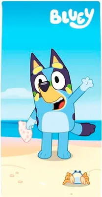 Obrázek produktu pro Bluey osuška modrá 70 x 140 cm
