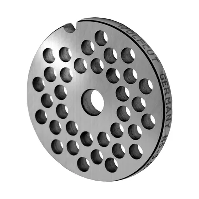 Produktbild von Fleischwolfscheibe, Lochscheibe aus Inox Stahl Größe 5 in 5,0 mm Bohrung von WOLFCUT