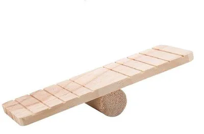 Immagine prodotto di Giocattolo in legno per criceti/chinchilla - Altalena in miniatura - Legno - 19x7x4 cm