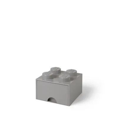 Produktbild von LEGO Brick Drawer 4 grau (grau)