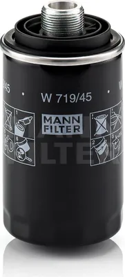 Immagine prodotto di Filtro Olio Vw 1,8/2,0Tfsi 08- A3/Octavia/Golf