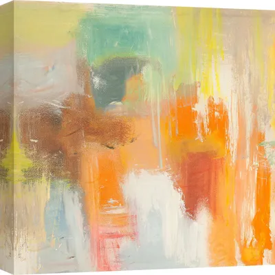 Immagine prodotto di Quadro su tela astratto - Lucas, Riflessi nella natura - 70x70 cm
