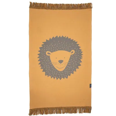 Produktbild von Fussenegger KiDs-Teppich ""Löwe"" mit Fransen 70 x 120 cm gold
