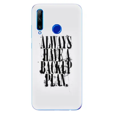 Obrázek produktu pro Silikonové pouzdro iSaprio - Backup Plan pro Honor 20 Lite