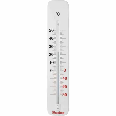 Image de 5x thermomètre intérieur/extérieur 29 cm métal