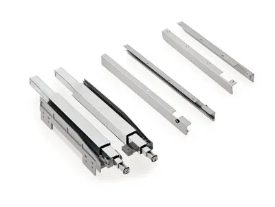 Image de Naber TopFlex Ferrure pour table à rallonge, argentée