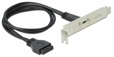 Produktbild von DELOCK USB 3.1 Gen 1 Slotblech mit 1 x USB Type-C Port