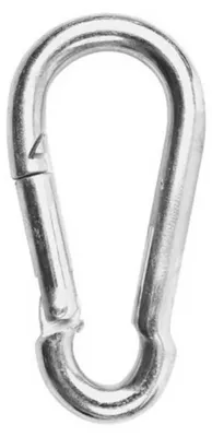 Immagine prodotto di Moschettone Stoker per vigili del fuoco, 12 cm, argento, taglia unica