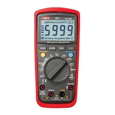 Immagine prodotto di UNI-T, UT139C, Multimetro digitale a vero valore efficace, con misura di capacità / frequenza / temperatura