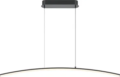 Produktbild von LED Pendelleuchte Metall H: max. 305,7 cm Schwarz länglich mit Farbwechsel 3000-4000 K 800 lm Modern