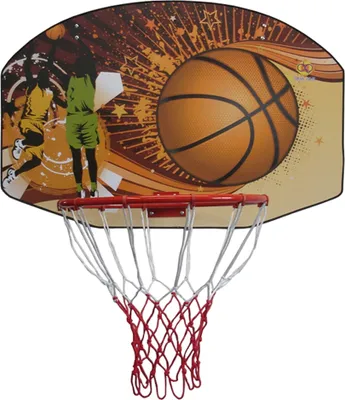 Produktbild von Basketballbrett 90 x 60 cm mit Korb