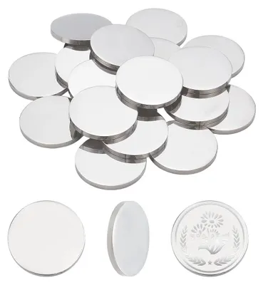 Produktbild von 20 Stück Edelstahlmünzen für DIY-Projekte – 32 mm
