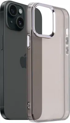 Immagine prodotto di Custodia per cellulare Pearl con design trasparente compatibile con iPhone 16 Nero