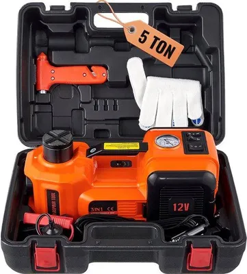 Produktbild von Elektrische Autokrik mit Hydraulik, LED-Licht und Inflator für Garagearbeiten, 5 Tonnen, 11023 Lbs, für das Wechseln von Reifen