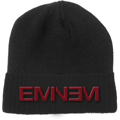 Produktbild von Eminem - Mütze für Herren/Damen Uni RO10106 (Einheitsgröße) (Schwarz/Rot)
