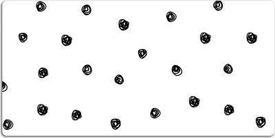 Produktbild von Schreibtischmatte Tischunterlage 90x45 cm Mauspad - Schwarze Punkte