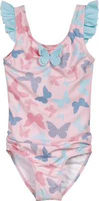 Produktbild von UV-Schutz Badeanzug Schmetterlinge : Rosa 110/116 Farbe: Rosa Größe: 110/116