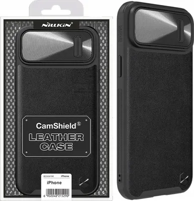 Immagine prodotto di Nillkin Camshield Custodia in pelle S Custodia per Iphone 14 Plus con copertura della fotocamera Nero