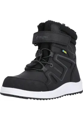 Imagen del producto de Botas de invierno ZIGZAG modelo Rincet, con práctico sistema de cordones rápidos, color  (1001), talla 32