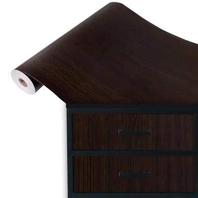 Produktbild von Klebefolie Möbel 90x100 cm - Kastanie Wenge - Möbelfolie selbstklebend in Holzoptik - Folie für Möbel zur schnellen Renovierung von Türen, Schränken und Regalen - Möbelfolie dekorativ und pflegeleicht