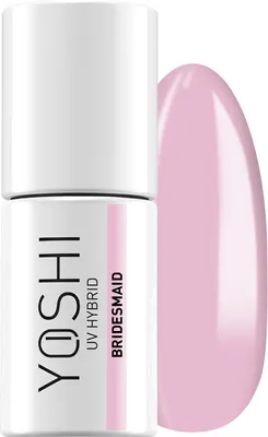 Obrázok produktu pre Yoshi Hybrid lak na nechty Ružová Svetlá Jemná - Profesionálny Trvalý lak na nechty 6 ml - UV lak na nechty s praktickým štetcom - Svadobná párty