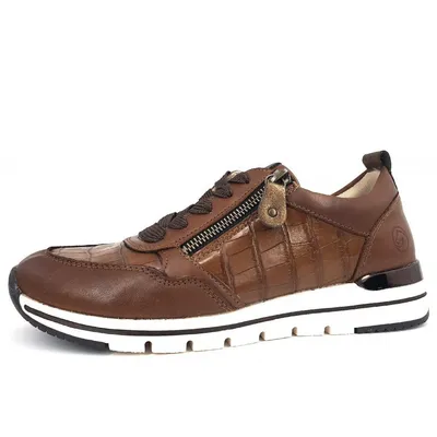 Produktbild von Remonte Sneaker - Braun Glattleder Größe: 37 Normal