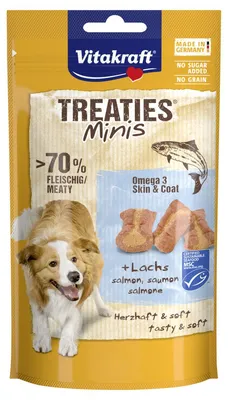 Zdjęcie produktu dla Vitakraft 34048, Przekąski, Pies, Dorosły, Łososiowy, 48 g, Bez cukru