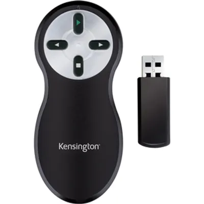 Produktbild von Kensington Kabelloser Presenter ohne Laser, RF, USB, 20 m, Schwarz