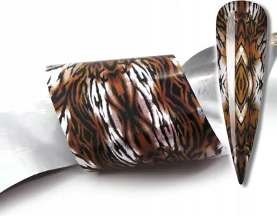 Produktbild von Transferfolie 10Cmx4Cm Tigerfellstreifen
