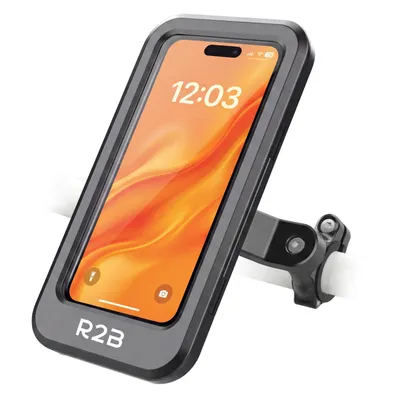 Produktbild von R2B Wasserdichte Fahrrad Handyhalterung bis 7 Zoll - Magnetisch - 360°