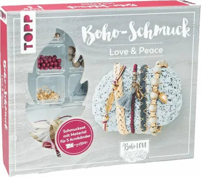 Obrázok produktu pre frech verlag Boho súprava šperkov Love & Peace LOVE&PEACE