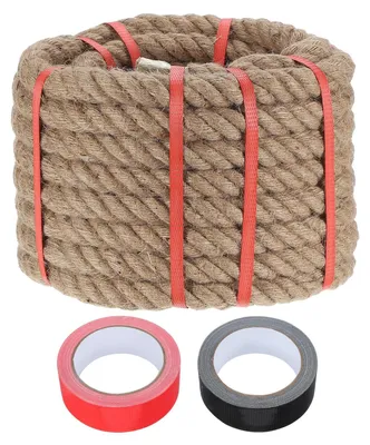 Image de Elzusha - Corde en jute pour l'art et le jardinage, 2,5 cm x 10,1 m