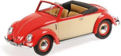 Zdjęcie produktu dla Volkswagen Beetle Convertible Hebmüller 1949 - 1:18 - Minichamps