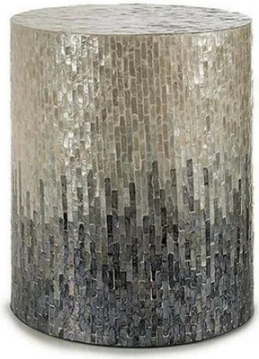 Image de Tabouret Gris Effet délavé (40 x 46 x 40 cm) Effet délavé