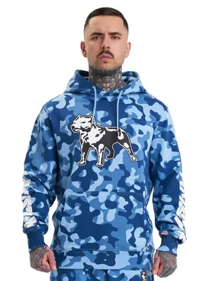 Obrázek produktu pro Pánská mikina Amstaff Attikus Hoodie Blue - M