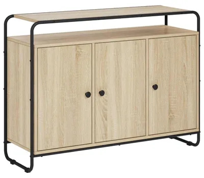 Productafbeelding van Dressoir Sonoma-eikenhout, 102 x 35 x 75 cm, houtvezel