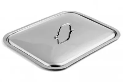 Produktbild von HOMe Deckel, rechteckig, Edelstahl, 40 x 28 cm
